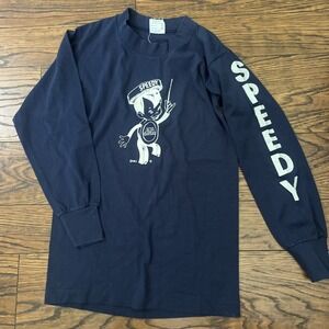 Vintage Speedy Alka Seltzer Long Sleeve HEF-T USA Sleeve Print Kids Large 14/16